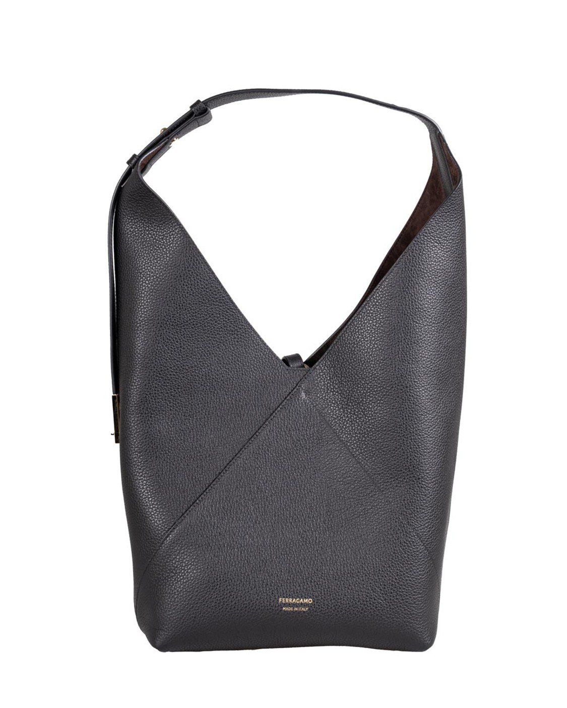 shop SALVATORE FERRAGAMO  Borsa: Salvatore Ferragamo Borsa hobo V-shaped.
Chiusura effetto lucchetto con piccoli charm.
A) Altezza 23.0 CM  B) Lunghezza 23.0 CM  C) Profondità 13.0 CM.
Luce tracolla: 29 cm.
Luce manico: 29 cm.
Composizione: 100% Pelle.
Made In ITALY. 21A047-783044 number 9159370